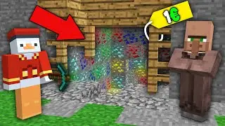 1€ VS 999€ VS 1M€ geheime SCHATZHÖHLE KAUFEN in Minecraft RP!