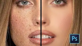 Face Smooth In Photoshop | Easy Frequency Separation Tutorial