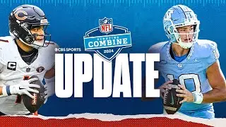 NFL Combine UPDATE: Drake Maye NOT throwing, Bears want to do right by Justin Fields | CBS Sports