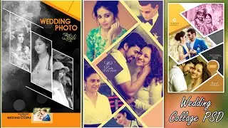 wedding Collage Special PSD ll Photo Collage PSD