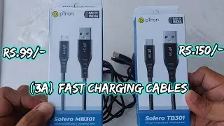 Ptron Fast Charging USB Cables | Type-C and Micro Usb |  Best Fast Charging USB Cable Under ₹150