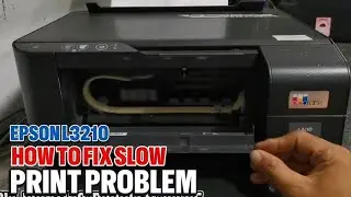 HOW TO FIX ECOTANK EPSON L3210 SLOW PRINTING PROBLEM / REPLACE CARRIAGE MOTOR.