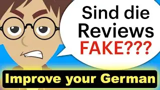 TIPPS gegen Fake Reviews. Learn German A1 A2 B1.