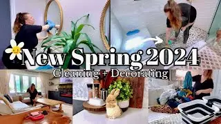 Whole House CLEANING Motivation / Spring Clean and Decorate with me / clean every room in my house