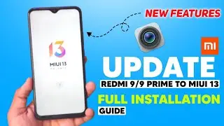 Install MIUI 13 Android 12 Update In Redmi 9/9 Prime 🤩 2022 Full Installation Method #redmi9prime