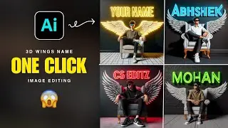 How to Create 3D Ai Wings Name Images | Bing Ai Viral Editing | Bing Image Creator Tutorial Free