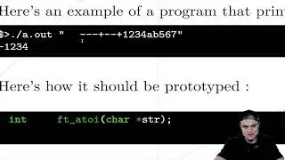 ft_atoi, convert a string to an integer