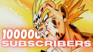 Thank You for 100000 SUBSCRIBERS!! | Prince Vegeta Motivation