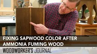 Fixing Ammonia Fuming Effects on Sapwood