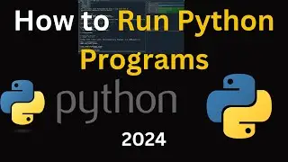 How to Run Python Codes ( .py files ) on Windows ( All Options )