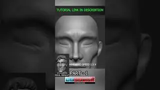 ZBRUSH _ FACE SCULPT TUTORIAL