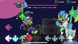 FnF Jevil & Berdly Sings God Eater! Friday Night Funkin :D