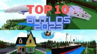 Top 10 🔨Builds of 2023⚒️  in Build a Boat for Treasure BABFT ROBLOX (best builds of 2023)