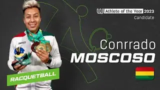 Conrrado Moscoso - Racquetball candidate for The World Games Athlete of the Year 2023