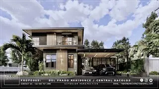 Del Prado Residence - 260 SQM House - 386 SQM Lot - Tier One Architects