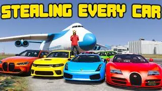 Stealing Every Car I See In GTA 5 RP