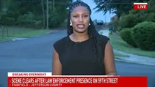 ABC 33/40s Kyra Purvis Reports on Breaking News from Fairfield, Alabama