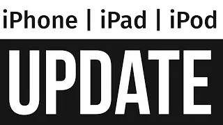 Alternate way to Update iPhone iPad iPod | Can’t update FIX | Latest iOS software