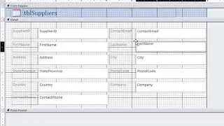 Access Tutorial: How to Line Up Form Fields in Microsoft Access