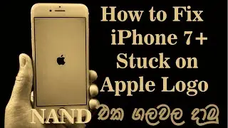 Iphone 7 Plus Stuck On Apple Logo? Learn How To Fix It With Nand Resoldering!