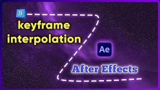 keyframe interpolation in after effects Ep23 (After Effects Tutorial)