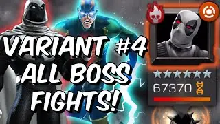 Variant 4 All Boss Fights! - Electro, Deadpool, Moon-Knight & More!! - Marvel Contest of Champions