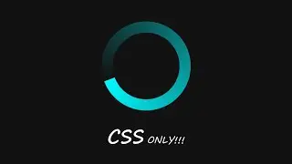 Amazing Gradient Circle Loader HTML CSS | CSS Loader Anumation