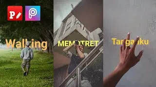 Cara Edit Foto Text Di Belakang Objek | Picsart Tutorial