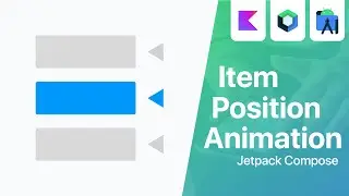 NEW Lazy Columns Item Position Animation - Reordering Animation with Jetpack Compose 😎