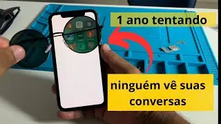 Celular com tela anti-curioso, tela privativa.