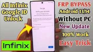 All Infinix Android 13/14 Frp Bypass | Reset Frp/No Pc/Bypass Google Lock 100% Work | New Trick 2024