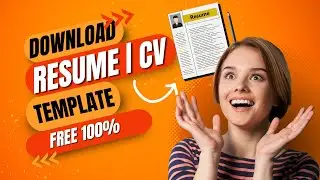 Download Resume and CV Template Free 100%