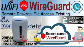 Wireguard VPN setup in Unifi Gateways.  Could not be easier. How to configure UDM VPN and more