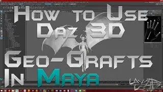 How to Use Daz 3D Geo-Grafts in Maya