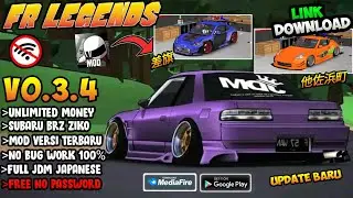 DONWLOAD FR LEGENDS MOD APK TERBARU 2024 | BRZ ZIKO | GTR | FULL RETEXTURE GRAFIK FULL HD