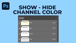 How to Show Photoshop Channels in Color