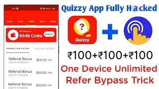 Quizzy App Unlimited Trick | Quizzy App Refer Script || New Earning App Today 2022