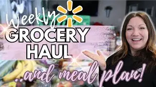 WALMART GROCERY HAUL | FAMILY OF 5 | GROCERY HAUL + MEAL PLAN