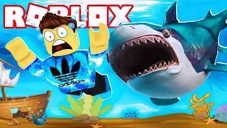 АТАКА МЕГАЛОДОНА В ROBLOX / ROBLOX SHARK BITE 2 / РОБЛОКС ШАРК БАЙТ 2