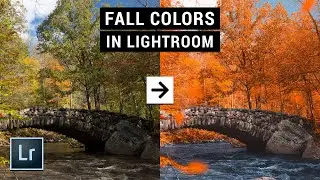 How to Edit Fall Photos in Lightroom + Leaf Overlay in Photoshop