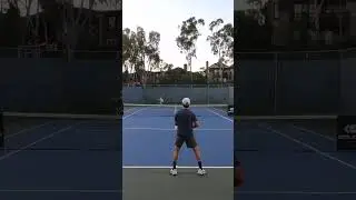 Bro ROCKS a backhand down the line #tennis #shorts