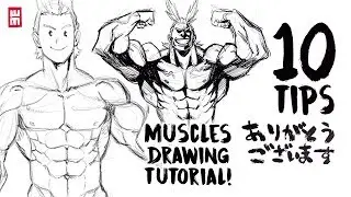 How to Draw Muscles | ANY BODY TYPE with 10 Art Tips