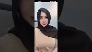 BIGO LIVE HOT HIJAB HITAM BOBA GEDE