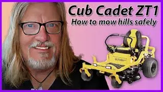 The Stan Show Episode #3 - Cub Cadet ZT1 Mowing on Slopes