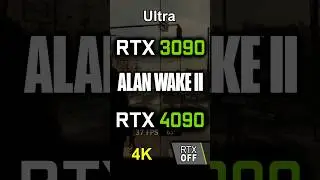 RTX 3090 vs RTX 4090 in Alan Wake 2 | 4K