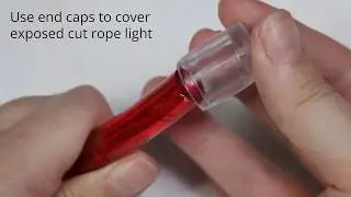 Rope Light End Caps Accessory