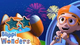 Fireworks 🎆 | Blippi Wonders | Best Animal Videos for Kids | Kids Songs and Nursery Rhymes