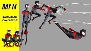 Dynamic Spider-verse Jump pt. 4 | 28 Day Animation Challenge - Day 14