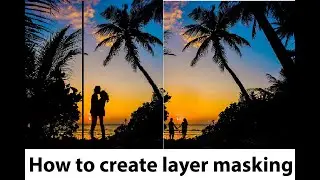 HOW TO USE LAYER MASK // photoshop tutorial // course Dtp