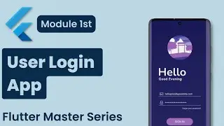 Flutter Course for Beginners: Login to User App in Flutter | Login Page Design flutter#flutterui #ui